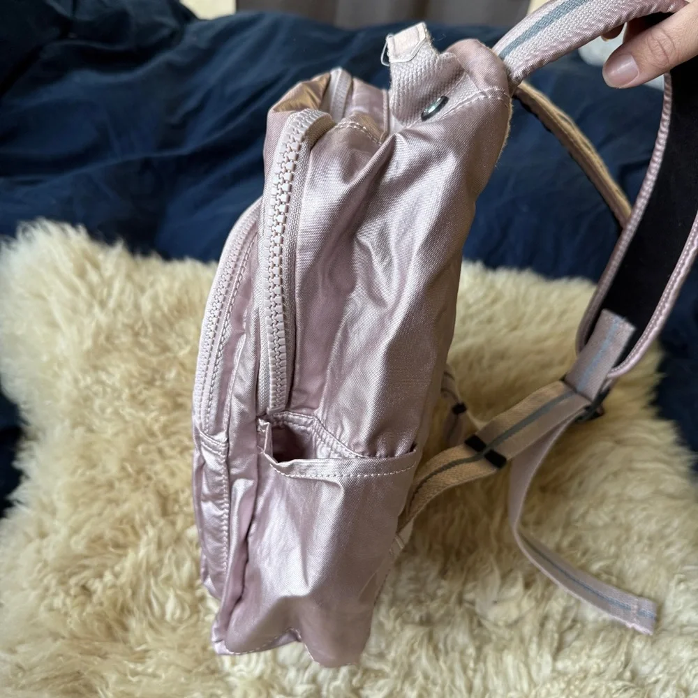 Kipling Metallic Rose Seoul Backpack